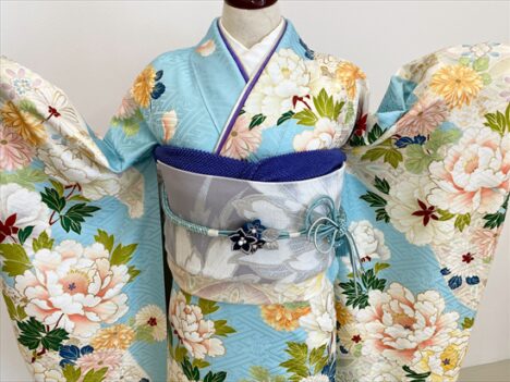 振袖コーディネート💙
