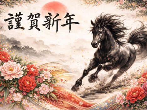 🎍うまやのうま年でございます🪁